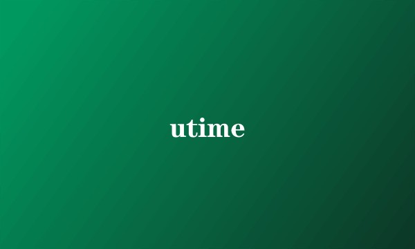 utime