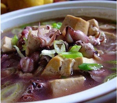 笔管鱼炖豆腐