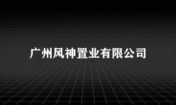 广州风神置业有限公司