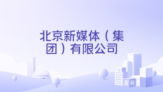 北京新媒体（集团）有限公司