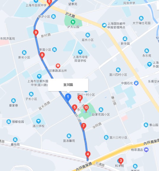 宜川路（上海市静安区和普陀区境内道路）