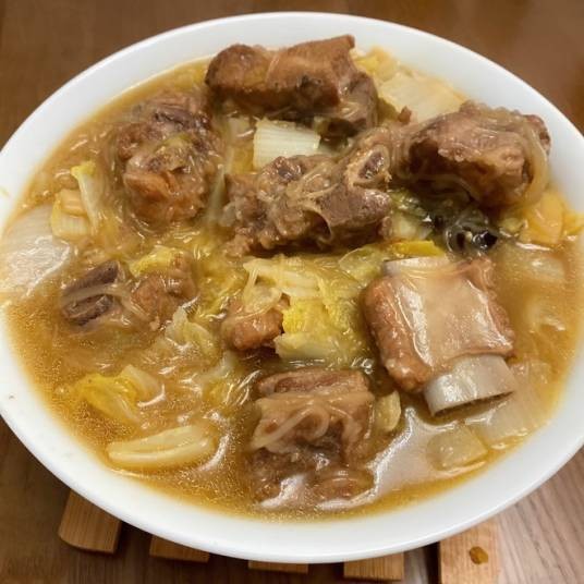 排骨炖白菜
