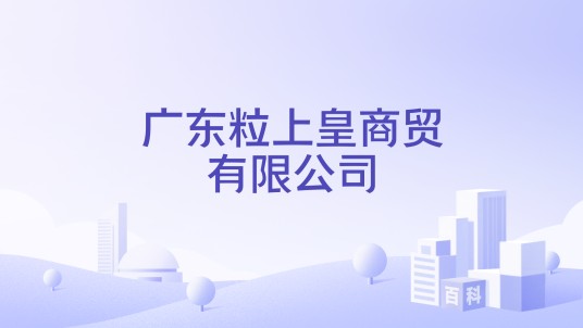 广东粒上皇商贸有限公司