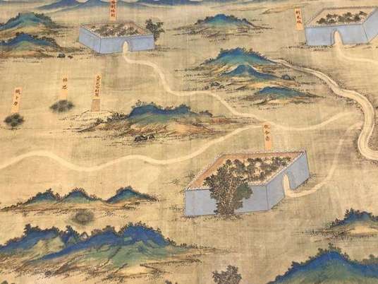 丝路山水地图