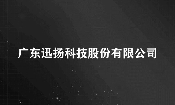 广东迅扬科技股份有限公司