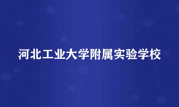 河北工业大学附属实验学校