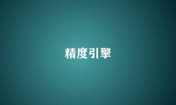 精度引擎