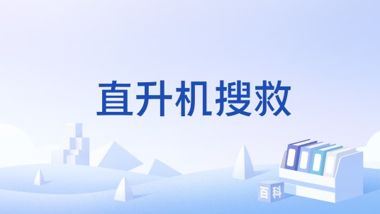 直升机搜救(使用直升机对陆上、海上遇险人员等进行的搜索、营救和援助行动)