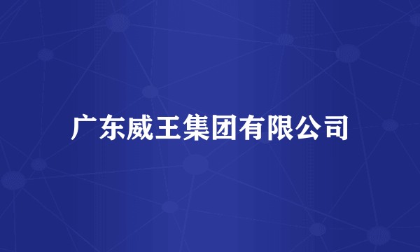 广东威王集团有限公司