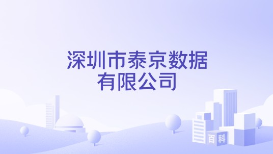 深圳市泰京数据有限公司