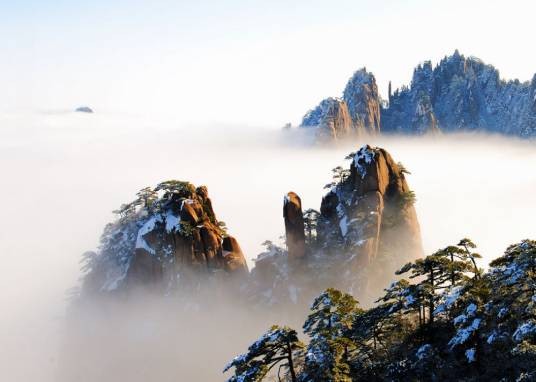 黄山（中华十大名山之一、世界文化与自然遗产）