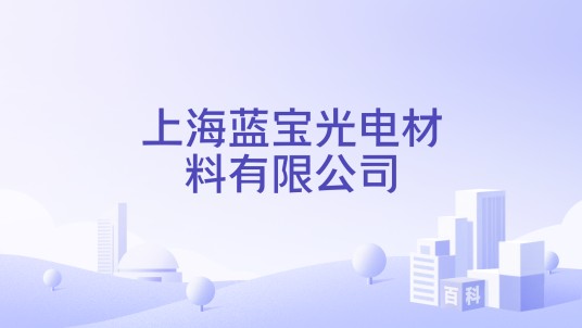 上海蓝宝光电材料有限公司