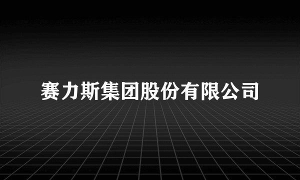 赛力斯集团股份有限公司
