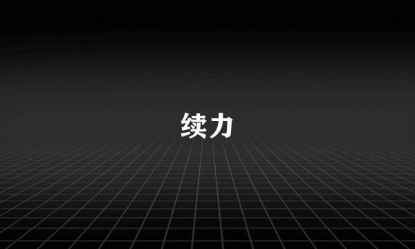 续力