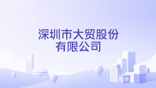 深圳市大贸股份有限公司
