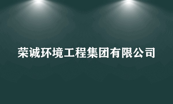 荣诚环境工程集团有限公司