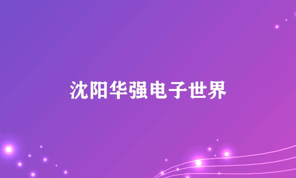 沈阳华强电子世界