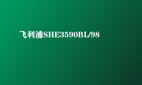 飞利浦SHE3590BL/98