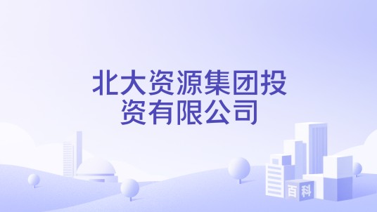 北大资源集团投资有限公司
