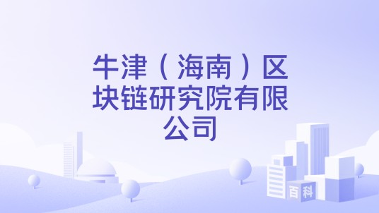 牛津（海南）区块链研究院有限公司