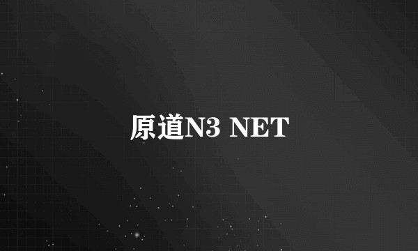 原道N3 NET