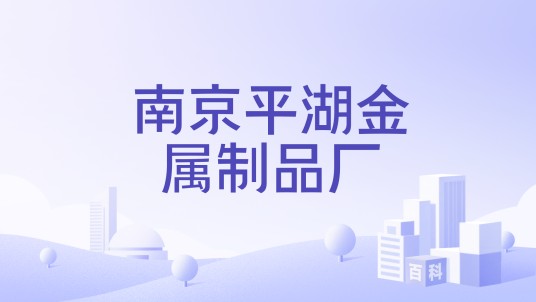 南京平湖金属制品厂