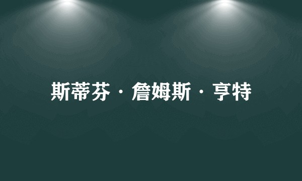 斯蒂芬·詹姆斯·亨特