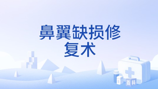 鼻翼缺损修复术