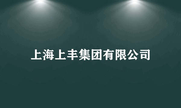上海上丰集团有限公司