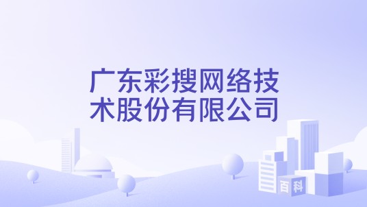 广东彩搜网络技术股份有限公司