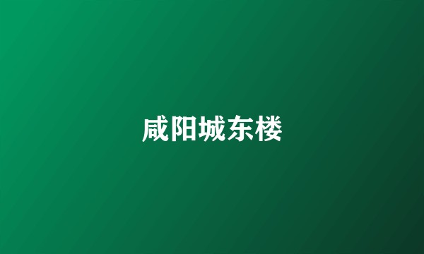 咸阳城东楼