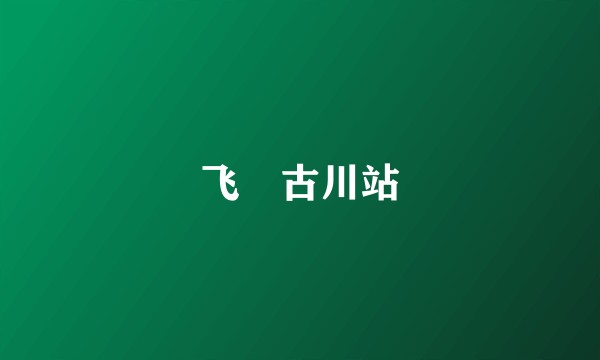 飞驒古川站
