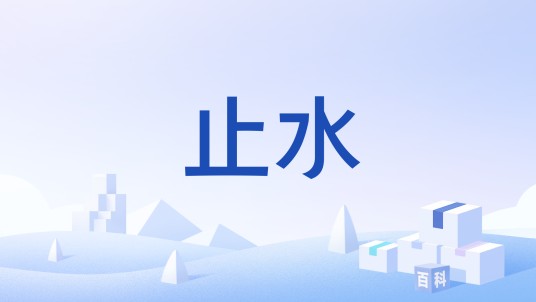 止水(水工建筑物防漏设施)