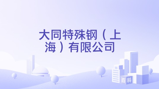 大同特殊钢（上海）有限公司