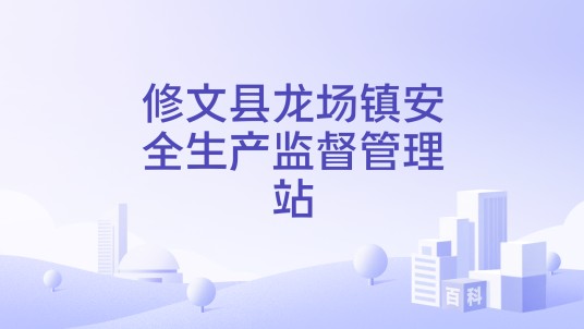 修文县龙场镇安全生产监督管理站