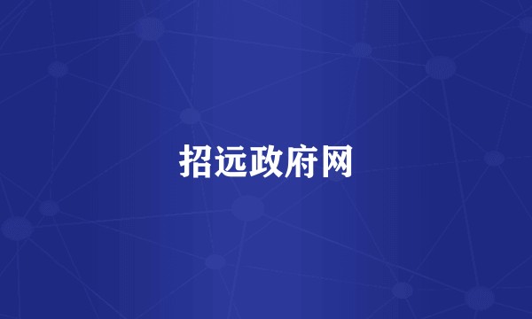 招远政府网