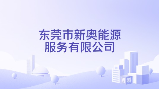 东莞市新奥能源服务有限公司