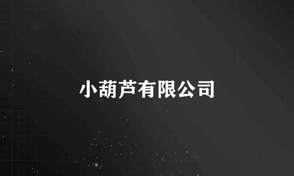 小葫芦有限公司