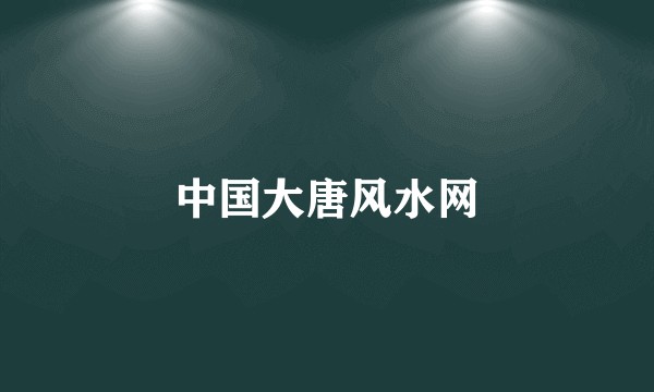 中国大唐风水网