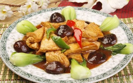 香菇烧豆腐