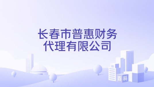 长春市普惠财务代理有限公司