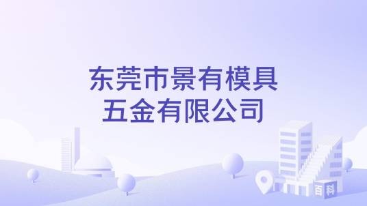 东莞市景有模具五金有限公司
