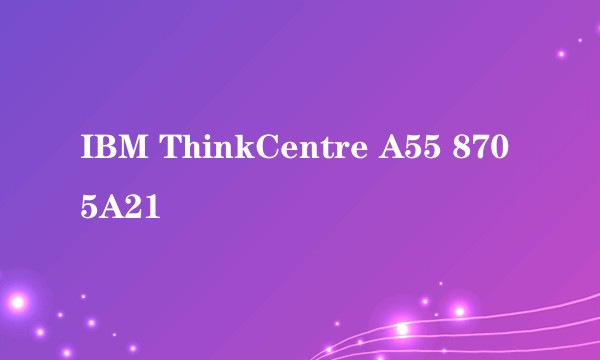 IBM ThinkCentre A55 8705A21