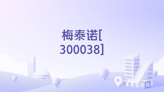 梅泰诺[300038]