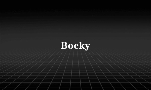 Bocky