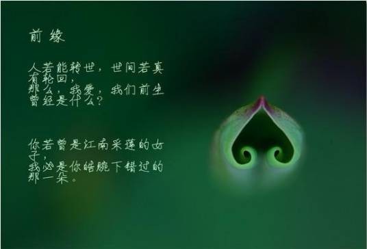 前缘（席慕容创作现代诗）