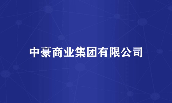 中豪商业集团有限公司