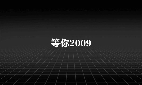 等你2009
