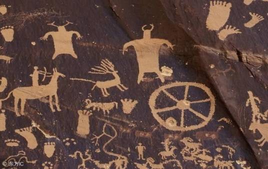 中国岩画（中国古代画在岩石上的画）